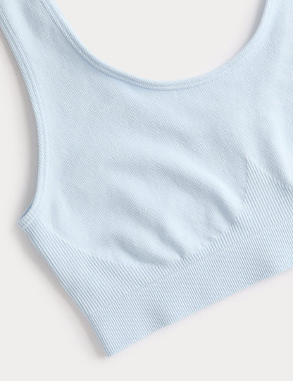 3'lü Dikişsiz Balensiz Crop Top Sütyen Seti