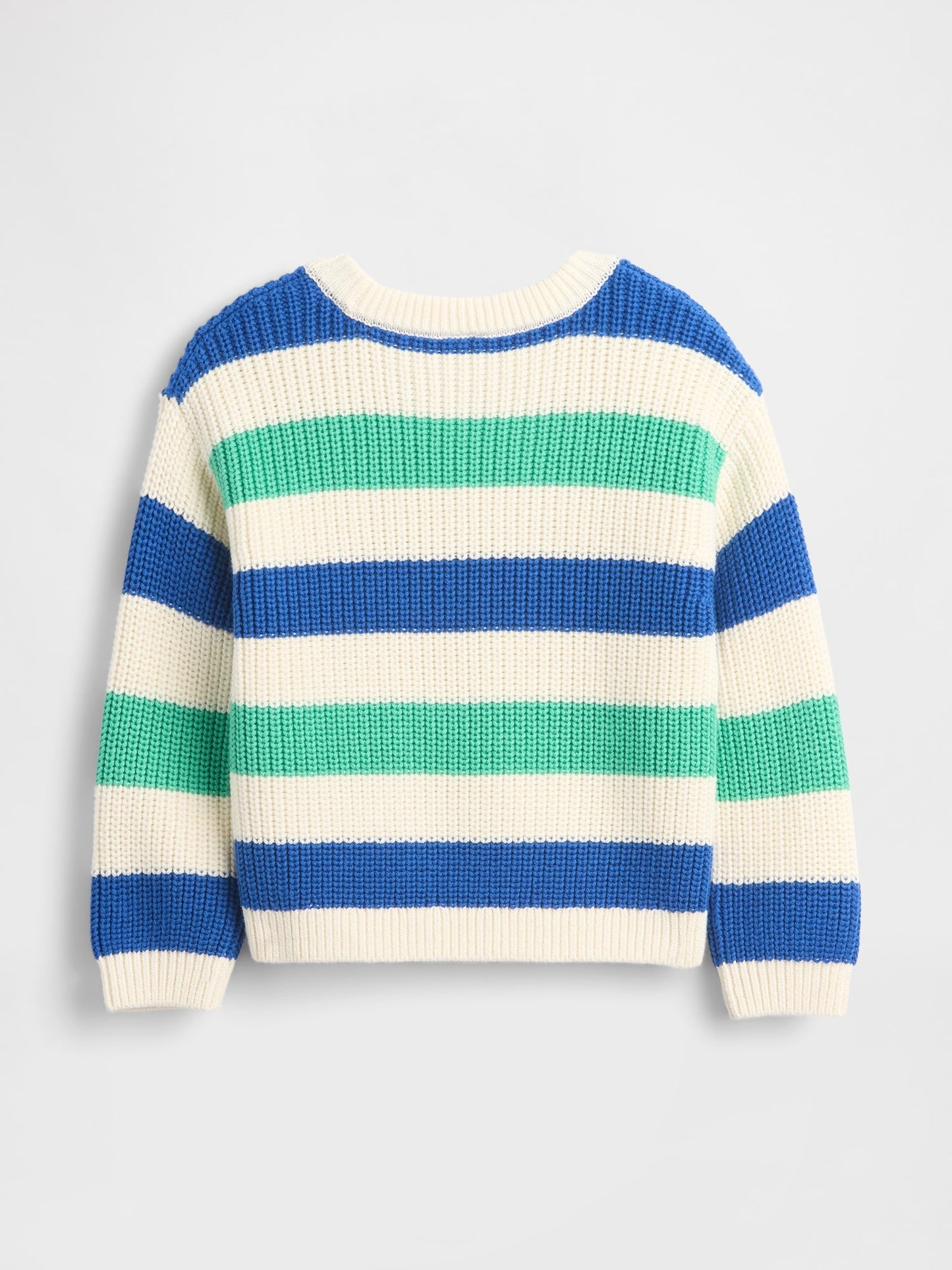 Çok Renkli Shaker-stitch Kazak