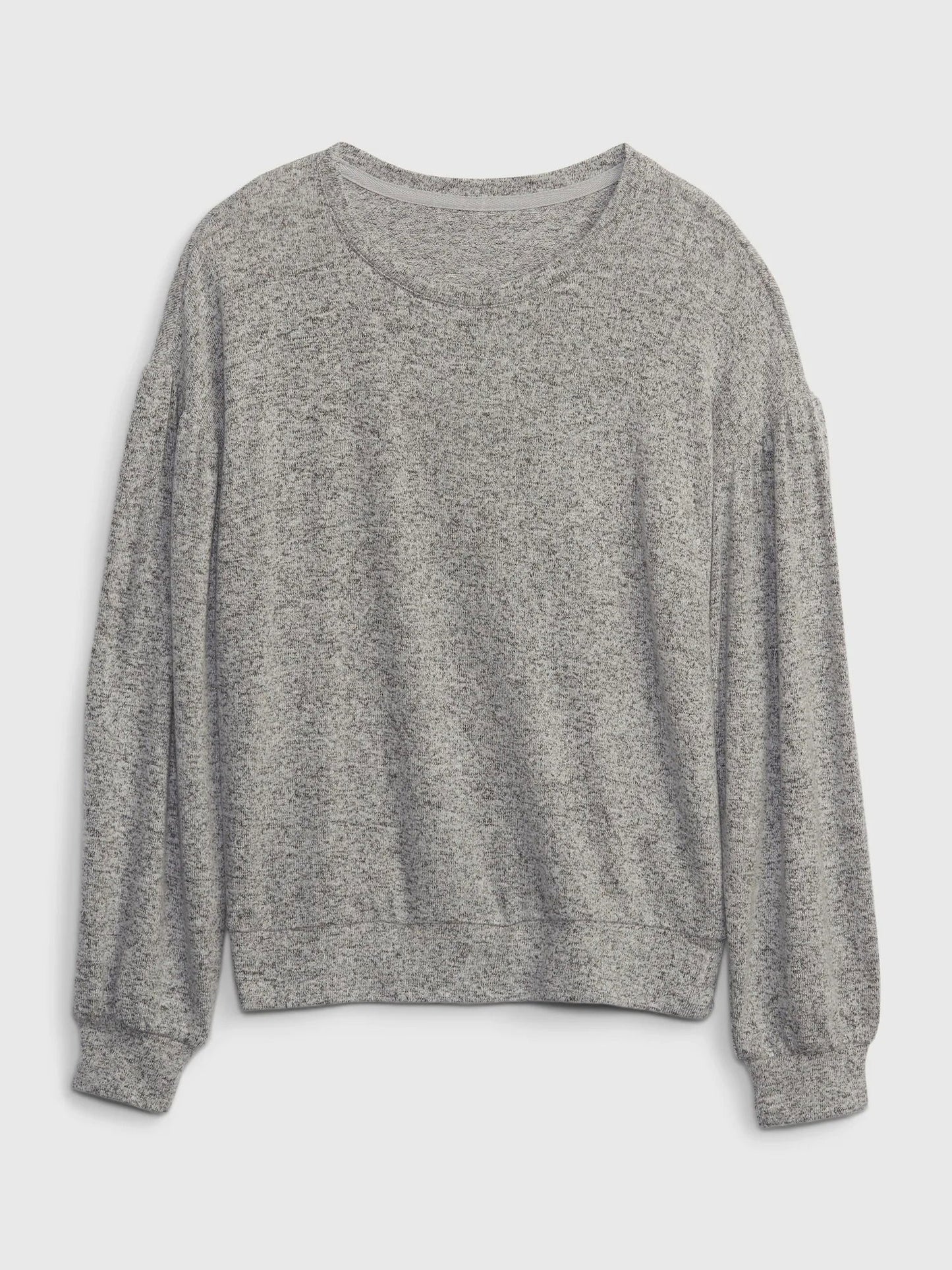 Gri Softspun Dolman Uzun Kollu T-shirt