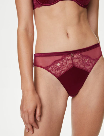 Dantel Detaylı High Leg Külot