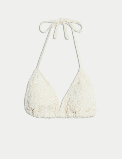 Üçgen Bağlamalı Bikini Üstü