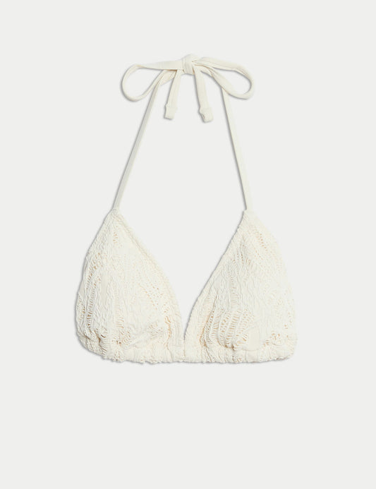 Üçgen Bağlamalı Bikini Üstü