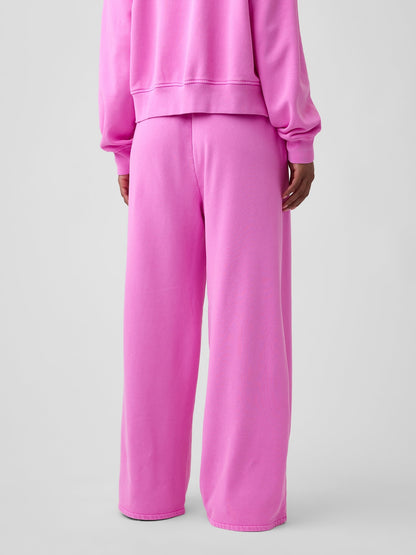 Koyu Yeşil Vintagesoft Baggy Wide-leg Eşofman Altı