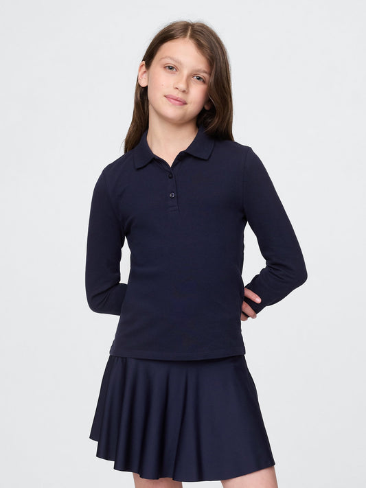Lacivert Uniform Polo T-shirt