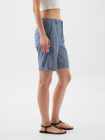 Mavi 9 Downtown Chambray Bermuda Şort