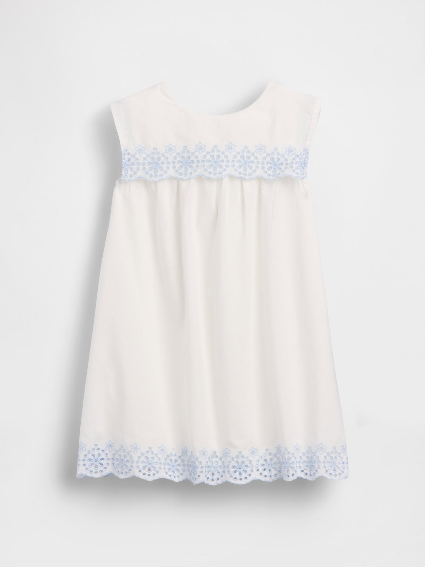 Beyaz Eyelet Sailor Elbise
