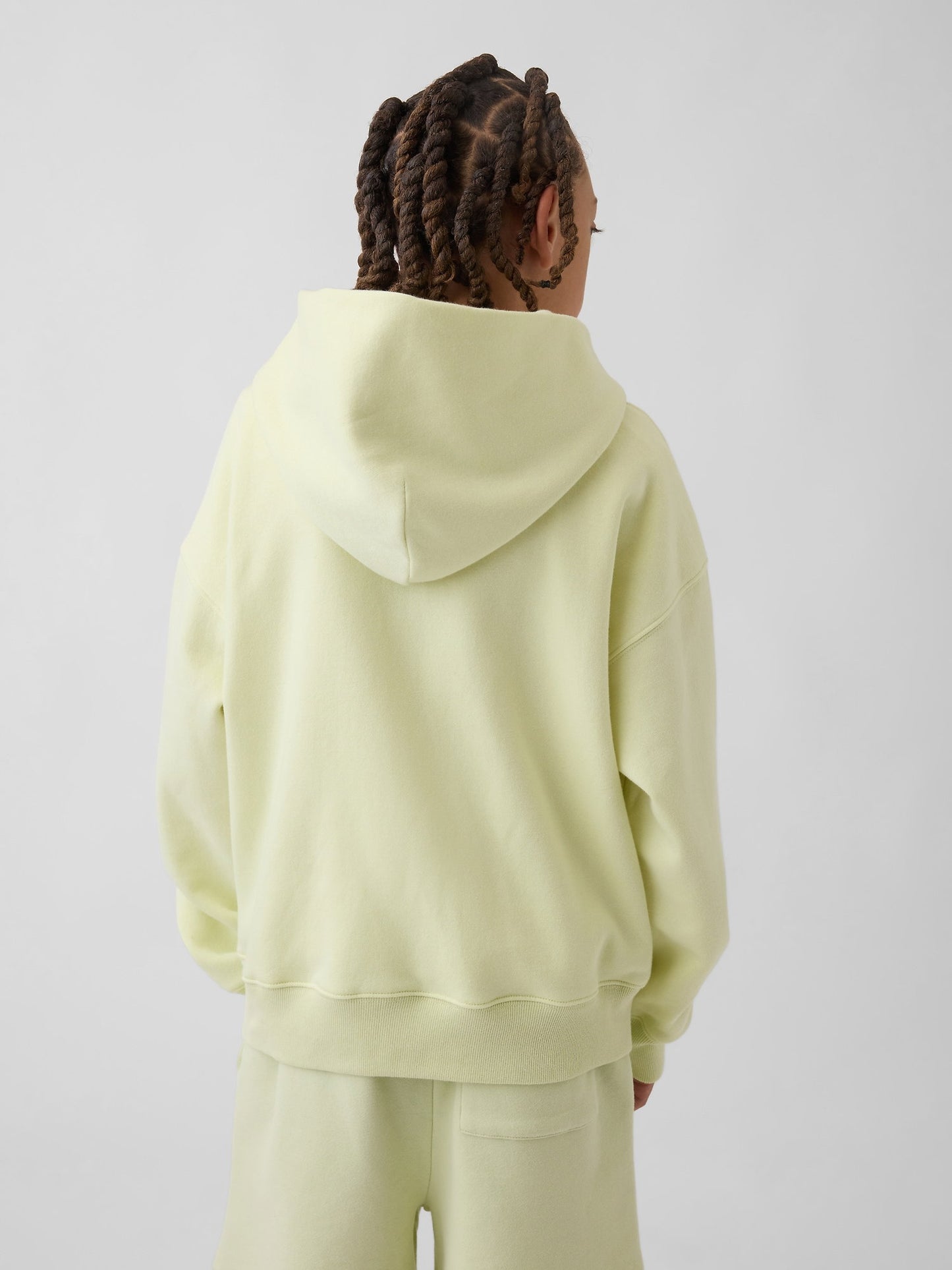 Açık Yeşil Vintagesoft Logo Fermuarlı Sweatshirt