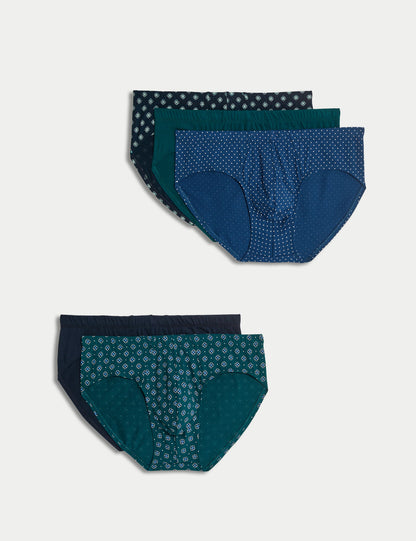 Saf Pamuklu 5'li Cool & Fresh™ Slip Külot Seti