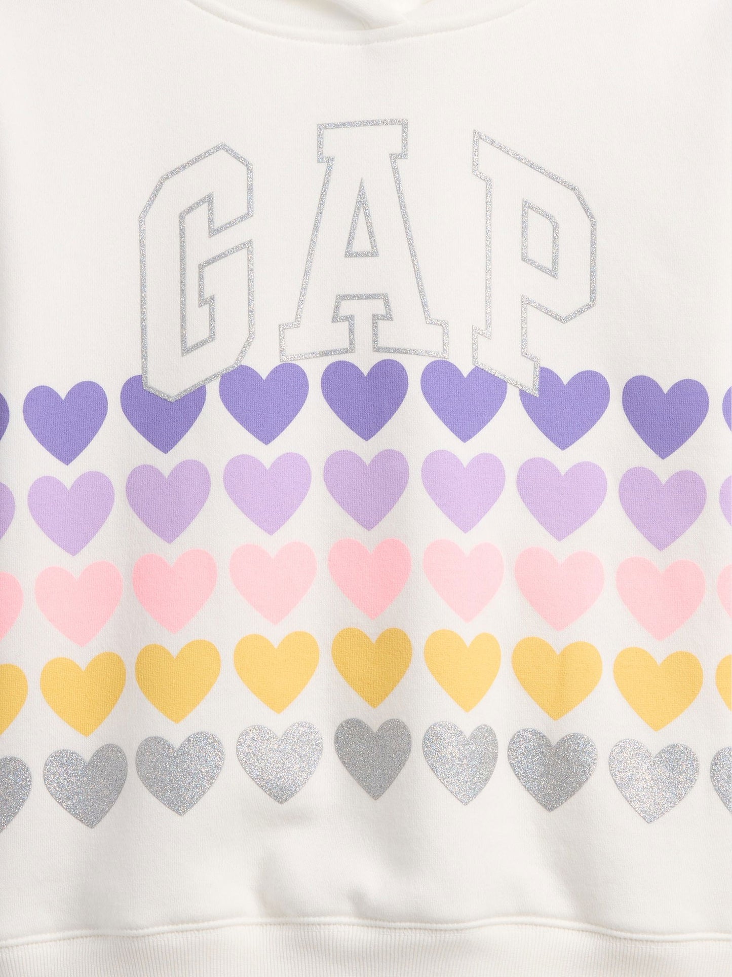 Beyaz Relaxed Gap Logo Sweatshirt