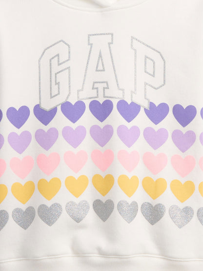 Beyaz Relaxed Gap Logo Sweatshirt