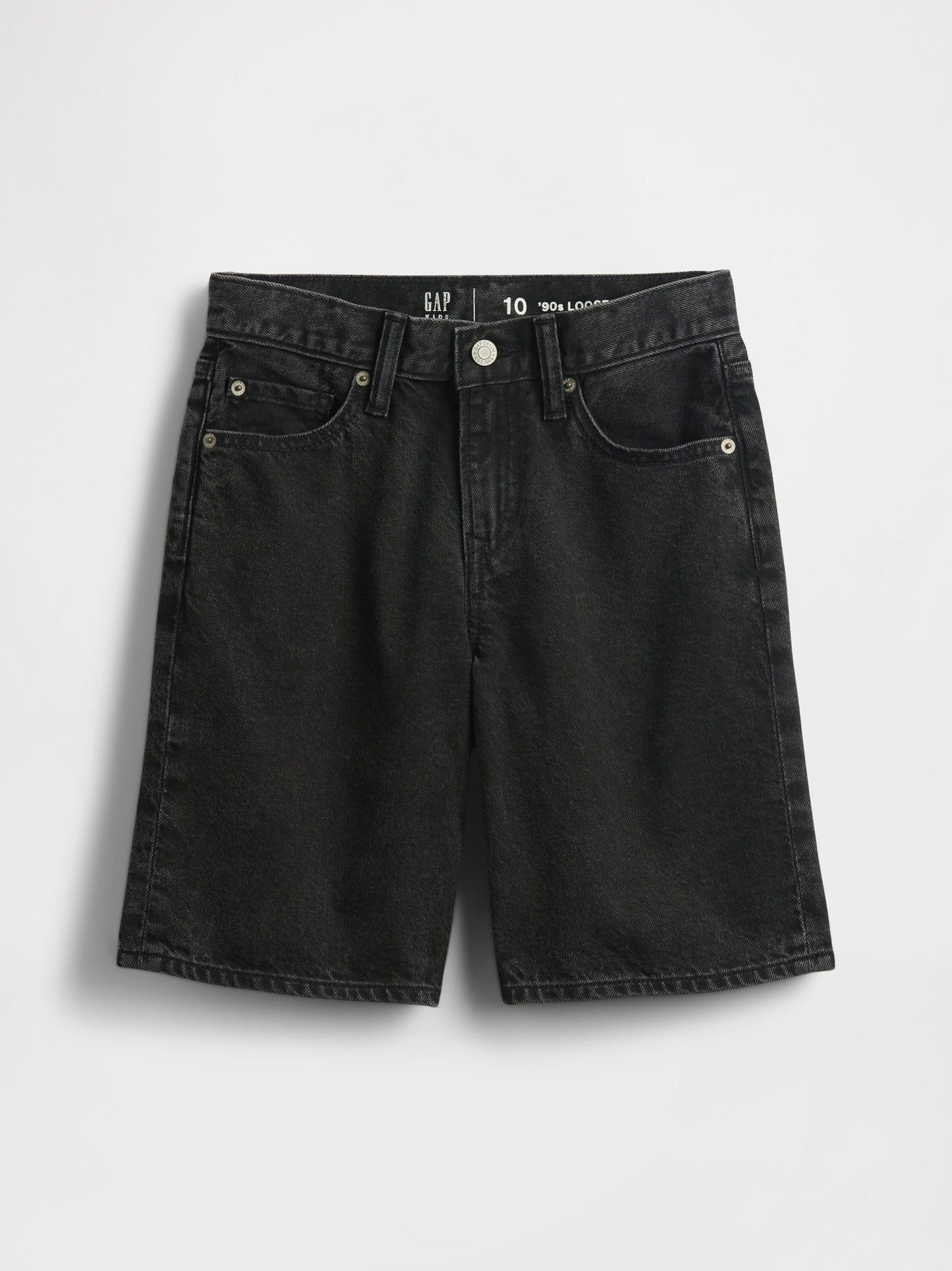 Siyah Ultrasoft '90s Loose Denim Şort