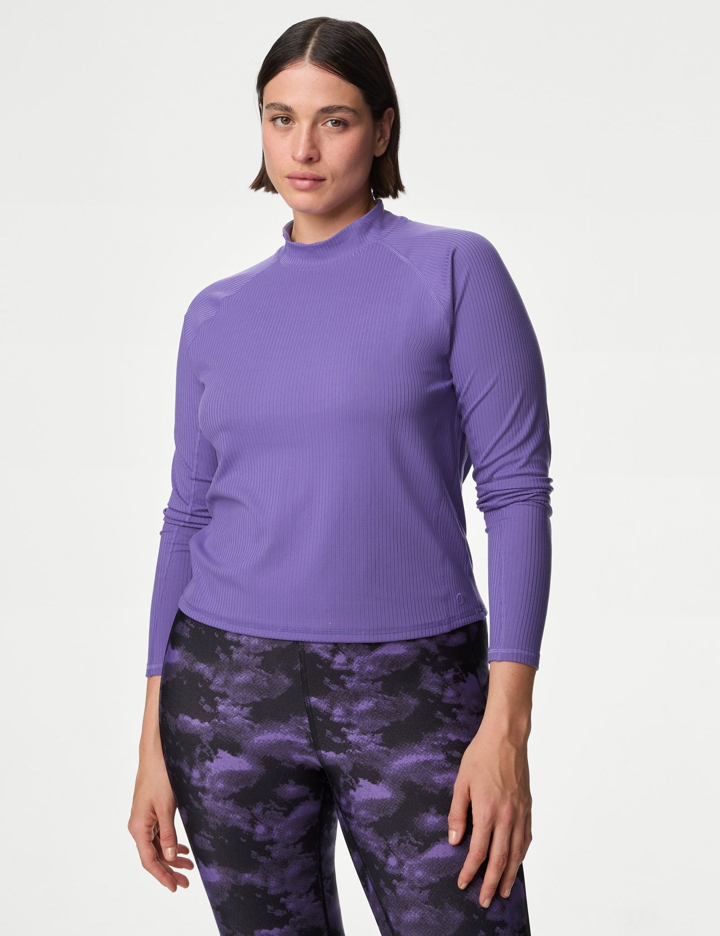 Cool Comfort:trade_mark: Fitilli Uzun Kollu Crop Top