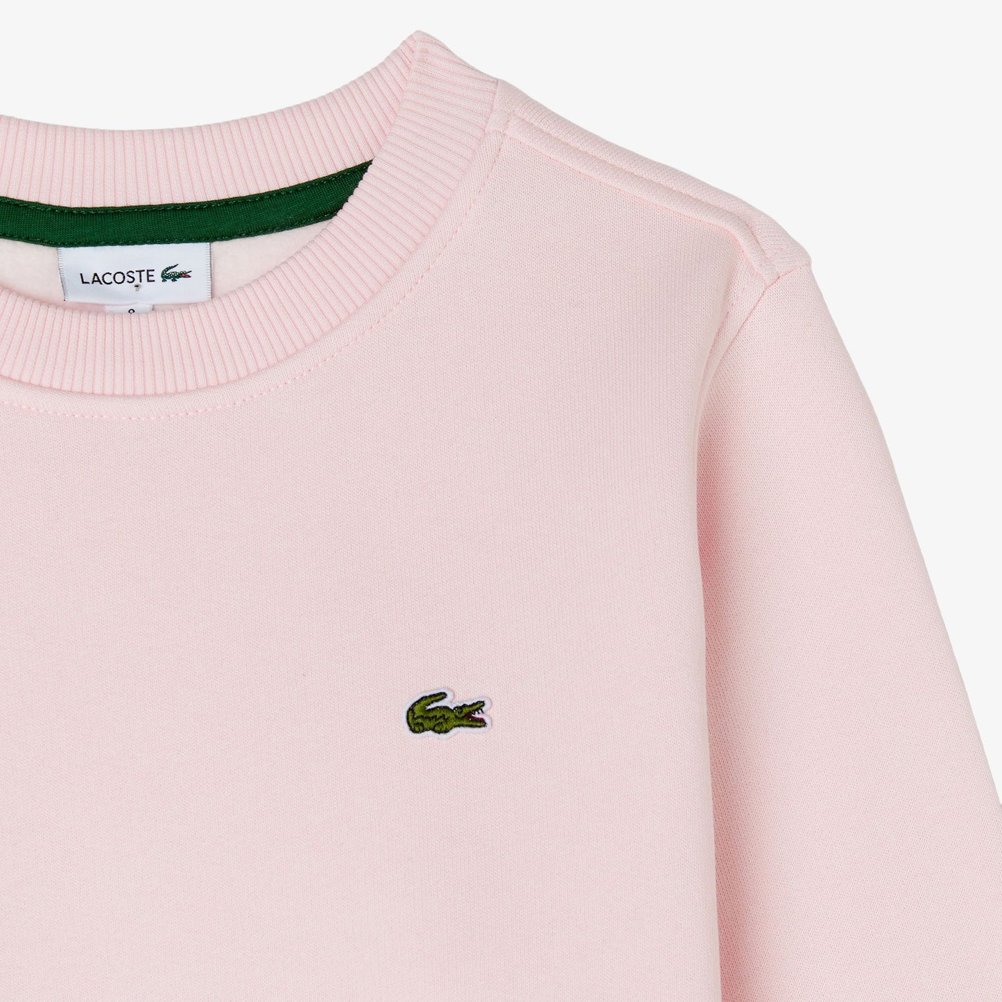 Lacoste Çocuk Bisiklet Yaka Pembe Sweatshirt