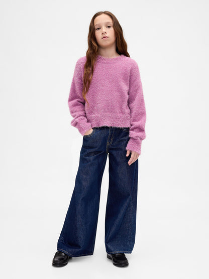 Mavi Low Rise Baggy Metalik Jean Pantolon
