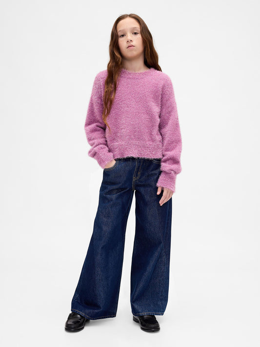 Mavi Low Rise Baggy Metalik Jean Pantolon