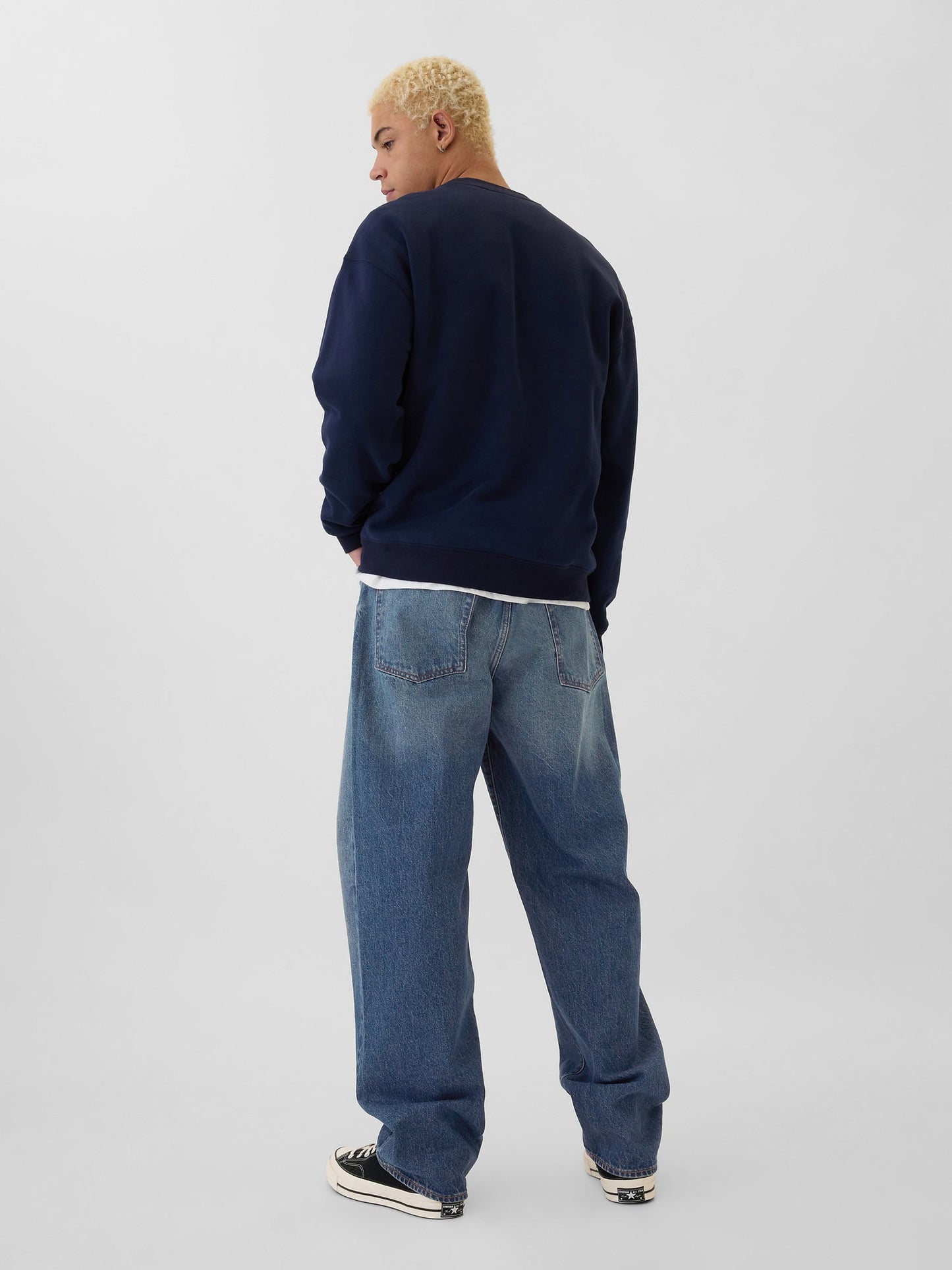 Mavi Baggy Jean Pantolon