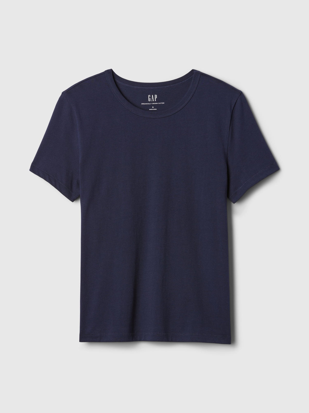 Lacivert %100 Pamuk Vintagesoft Bisiklet Yaka T-shirt