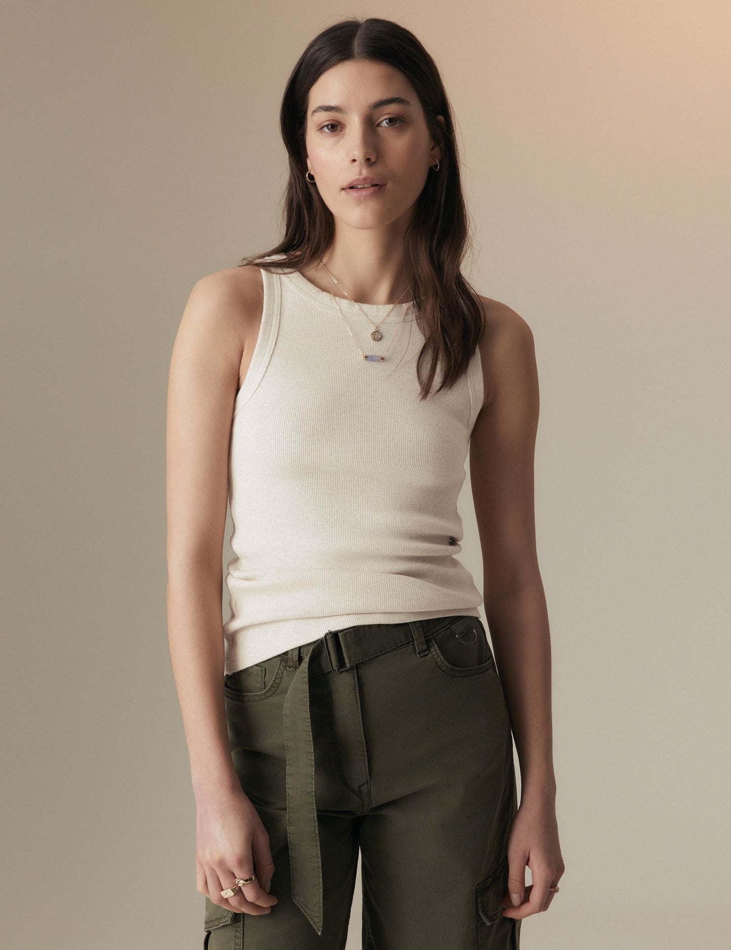 Fitted Fit Halter Yaka T-shirt