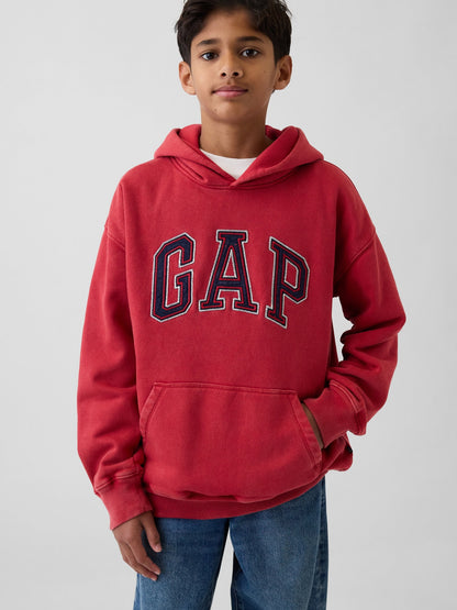 Kırmızı Vintagesoft Arch Logo Sweatshirt