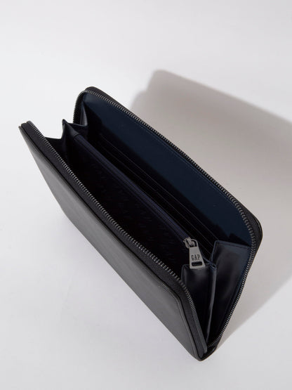 Siyah Gap Logo Clutch Çanta