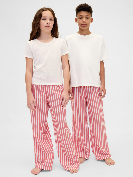 Kırmızı Recycled Flannel Pijama Altı