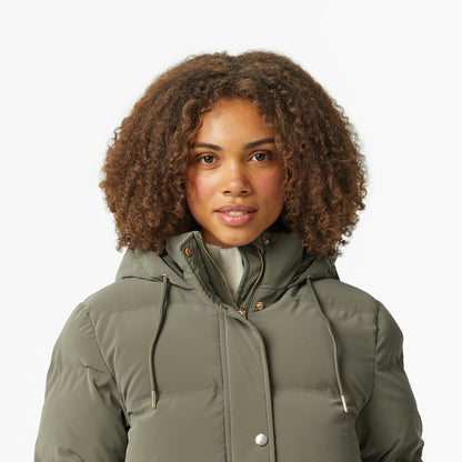 Nautica Kadın Yeşil Regular Fit Mont