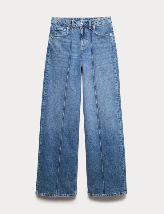 Geniş Paça Kot Pantolon