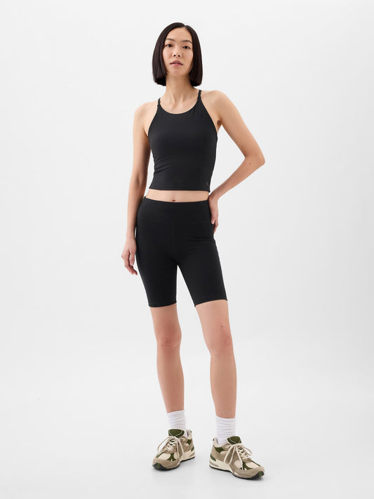 Siyah GapFit Studio Uzun Kesim Spor Sütyeni