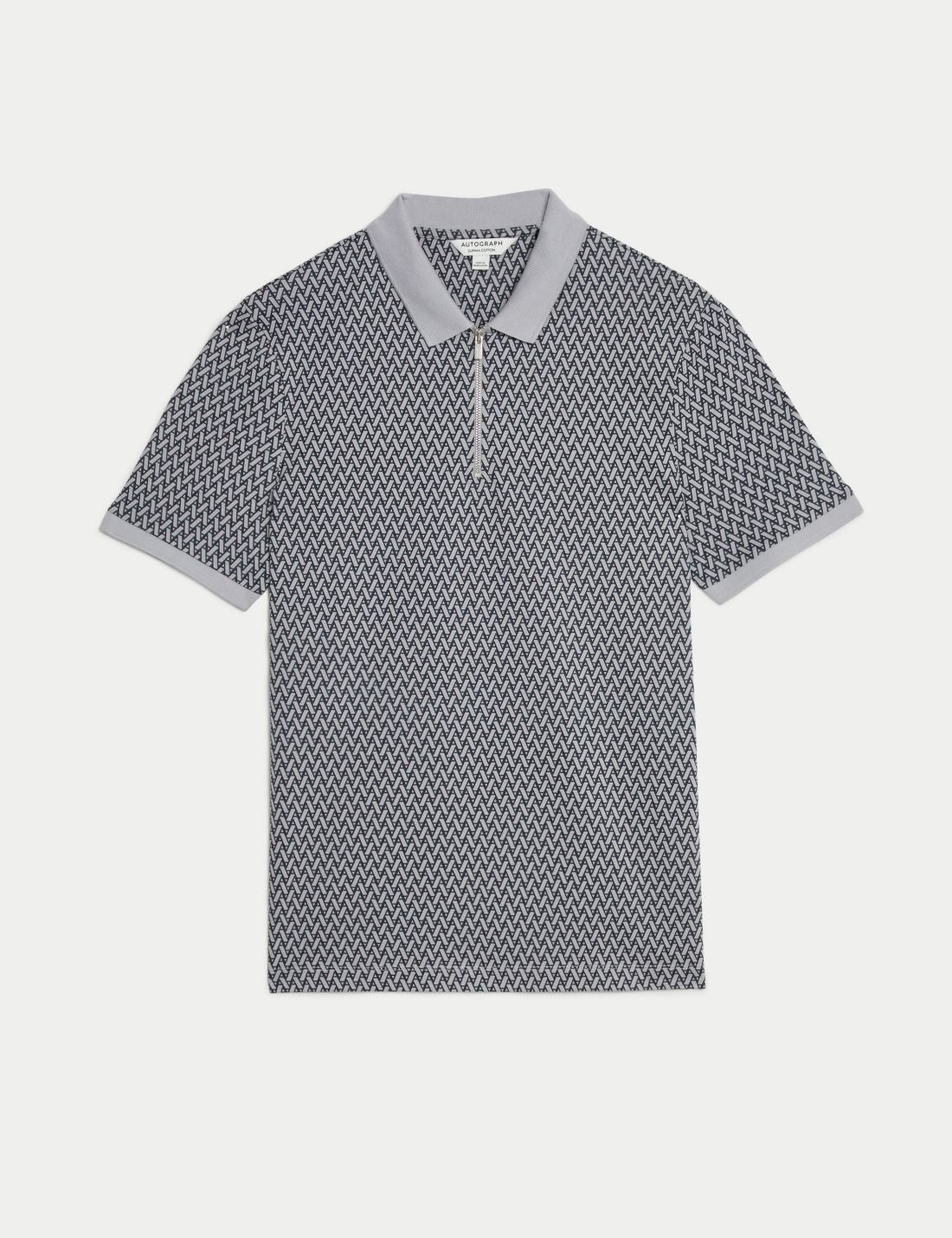 Saf Supima® Pamuklu Polo Yaka T-shirt