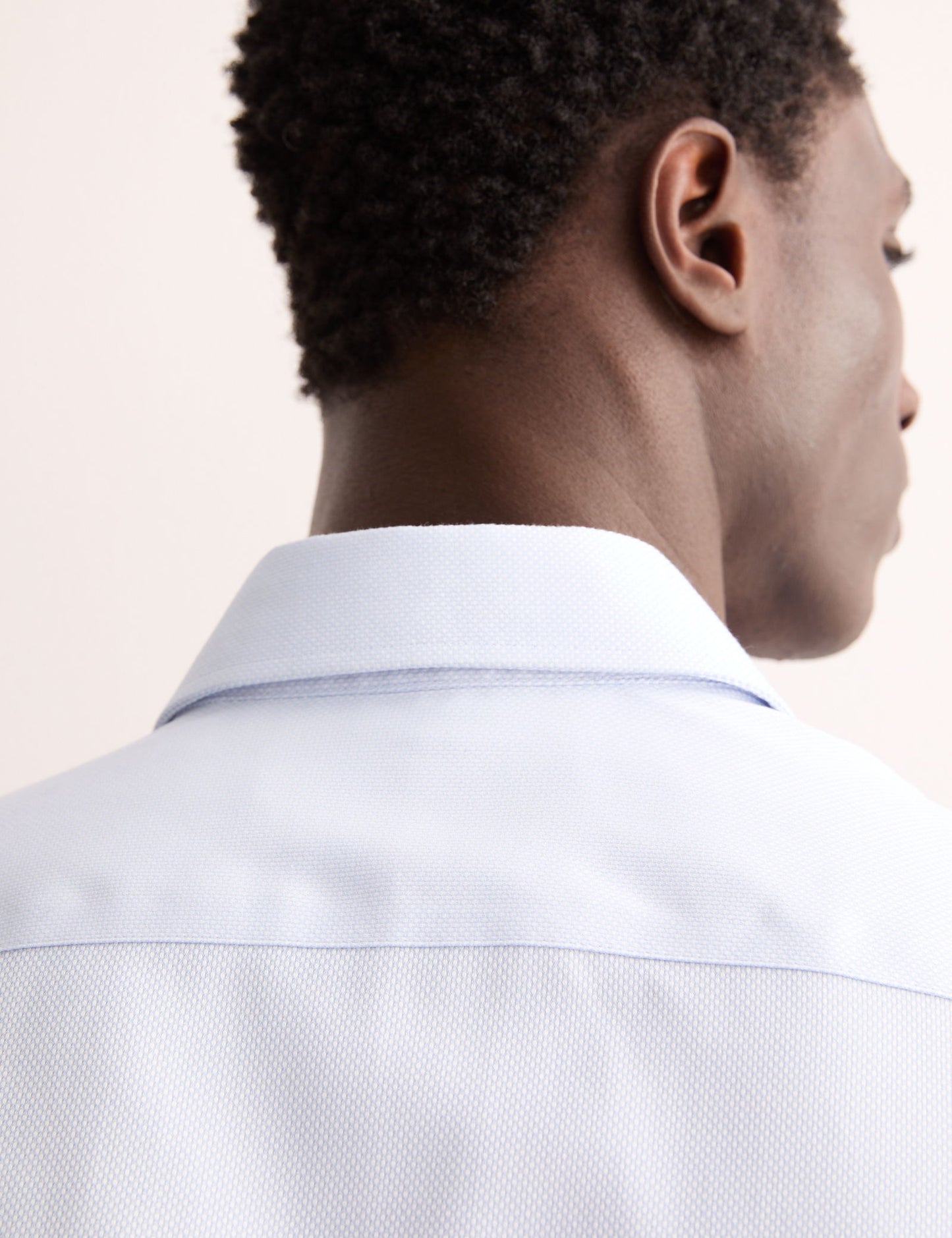 Tailored Fit Lüks Pamuklu Dokulu Gömlek
