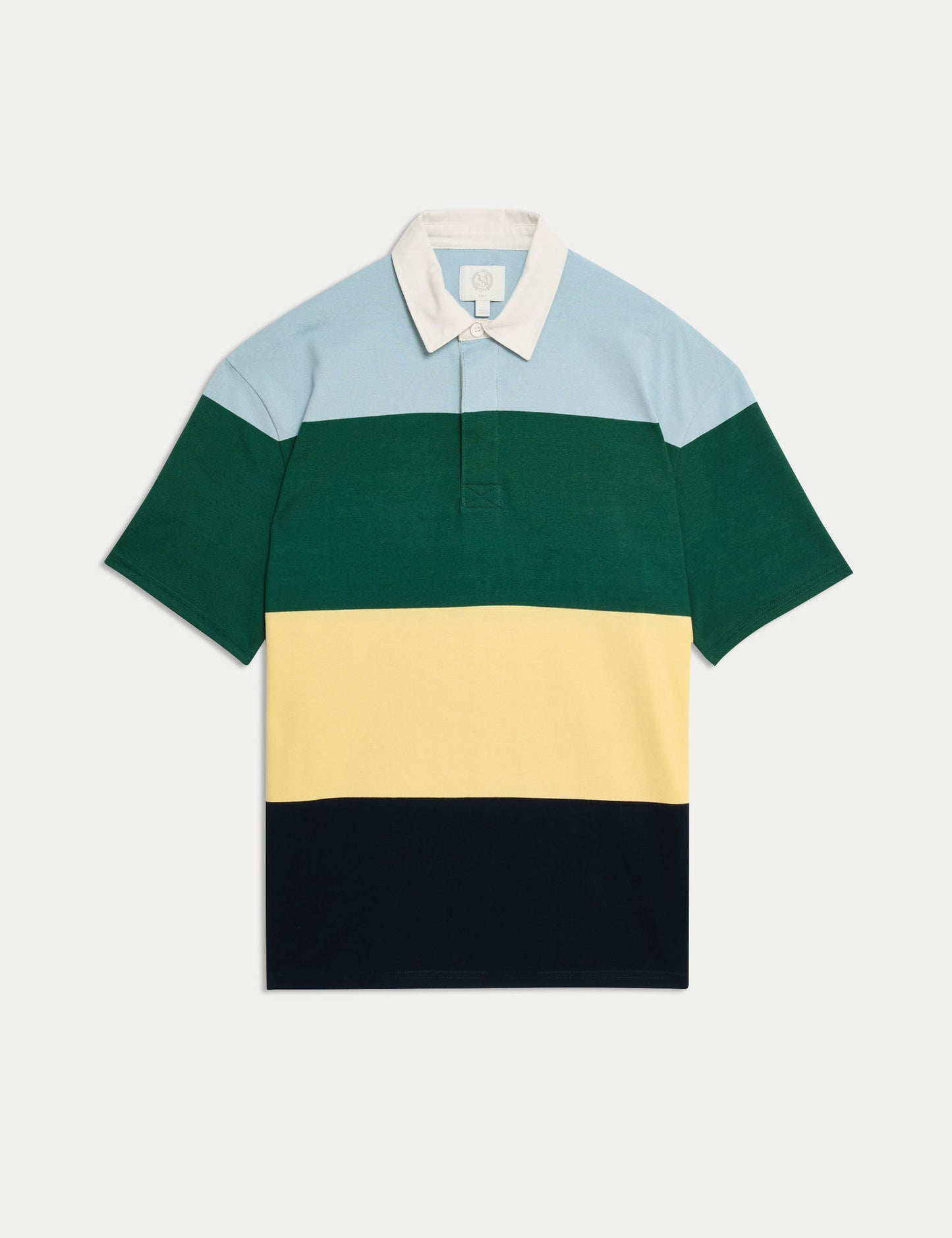 Saf Pamuklu Kısa Kollu Polo Yaka T-shirt