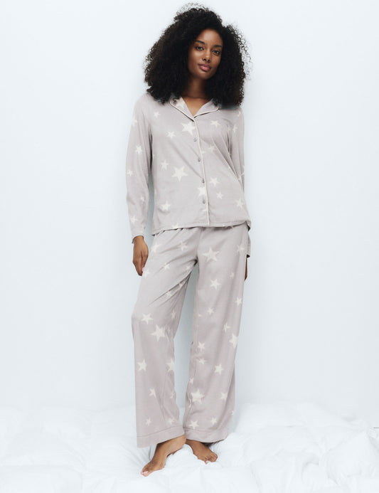 Desenli Pijama Takımı