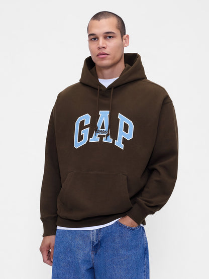 Kahverengi Heavyweight Oversized Logo Sweatshirt