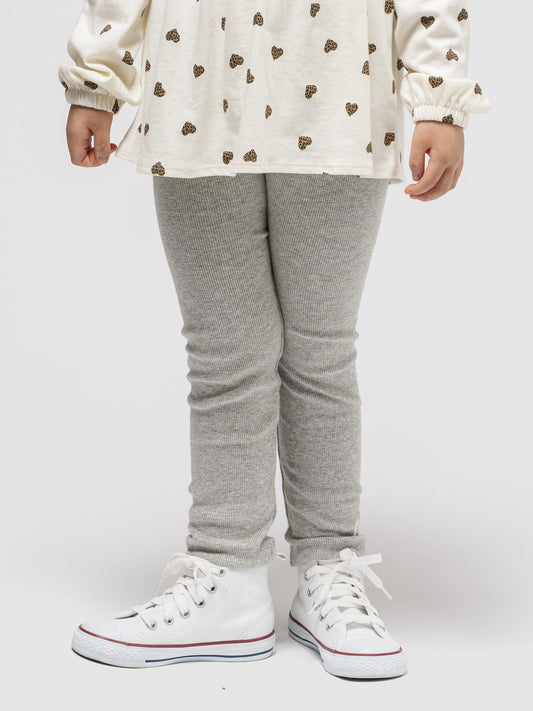 Gri Mix & Match Fitilli Tayt
