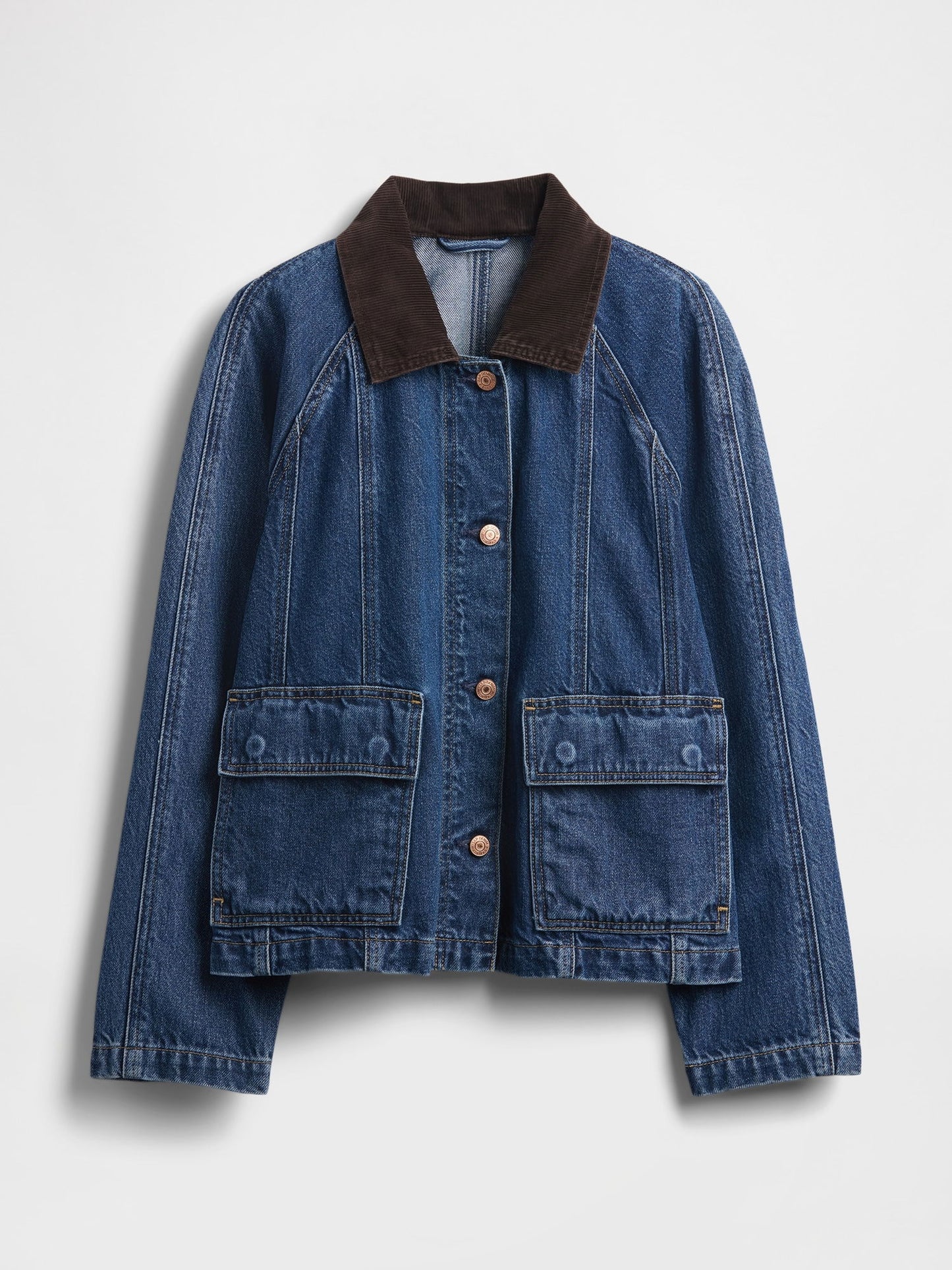 Lacivert Ultrasoft Denim Swing Chore Ceket