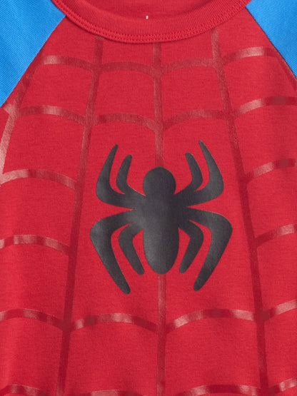 Kırmızı Marvel Spider-man 100% Organik Pamuk Pijama Takımı