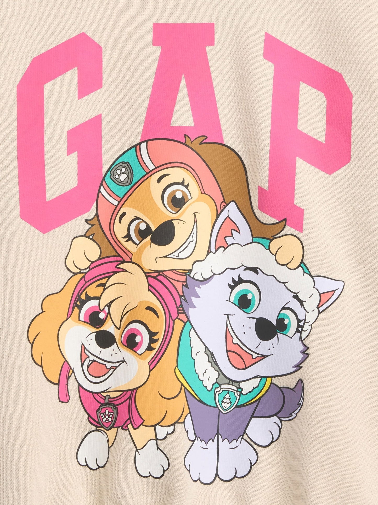 Açık Pembe Vintagesoft Paw Patrol Gap Logo Sweatshirt
