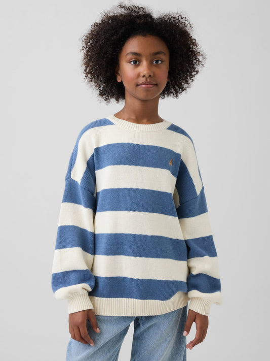 Mavi Oversize Tunik Kazak