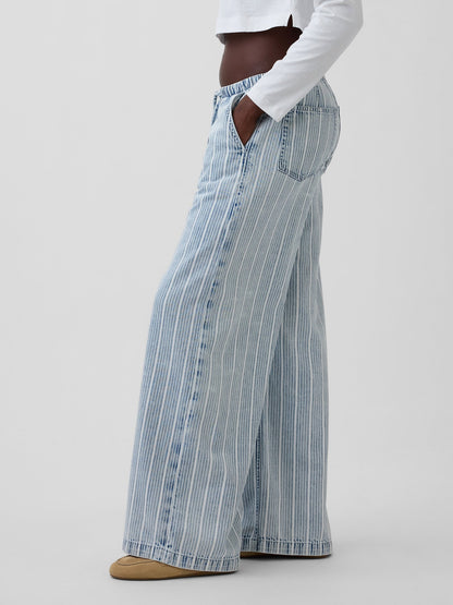 Mavi Mid Rise Ultrasoft Kolay Baggy Jean Pantolon