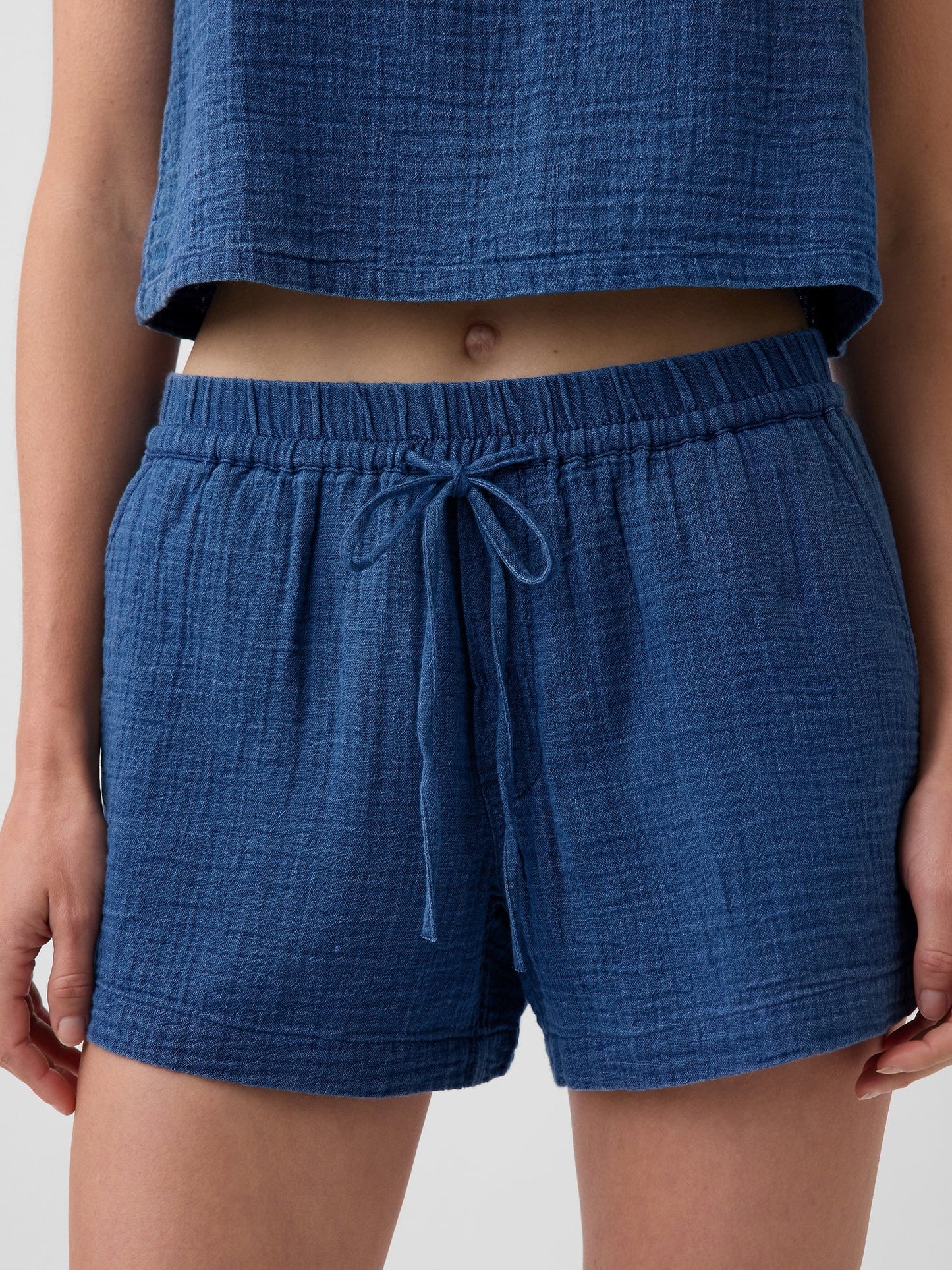 Mavi 4 Pamuk Gauze Denim Easy Şort