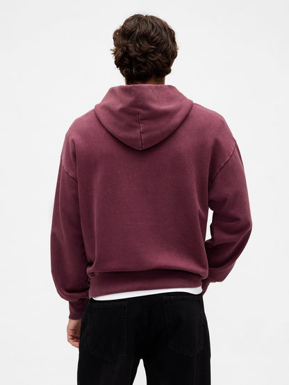 Bordo Heavyweight Oversized Logo Sweatshirt