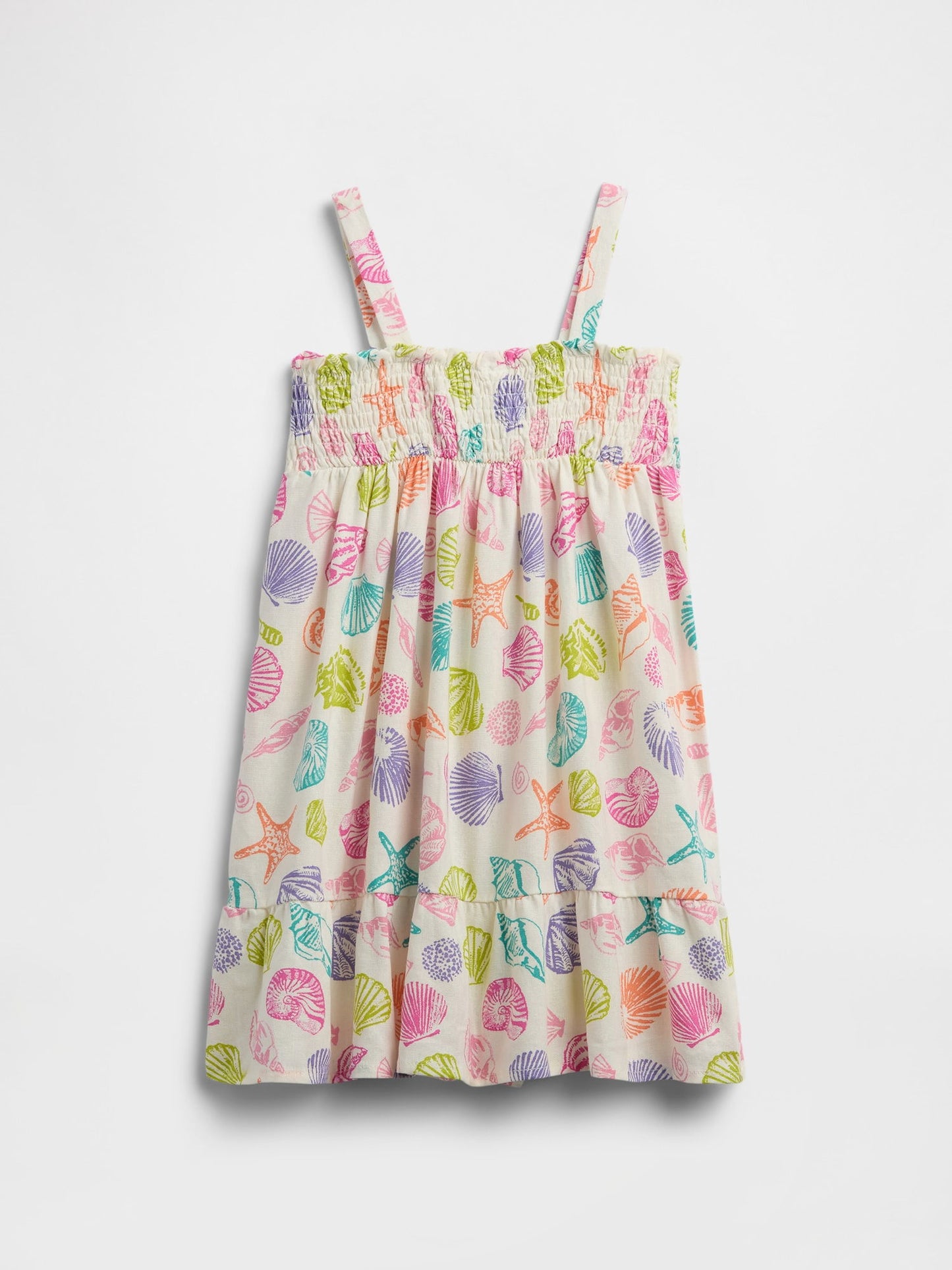 Çok Renkli Smockneck Yaka Elbise