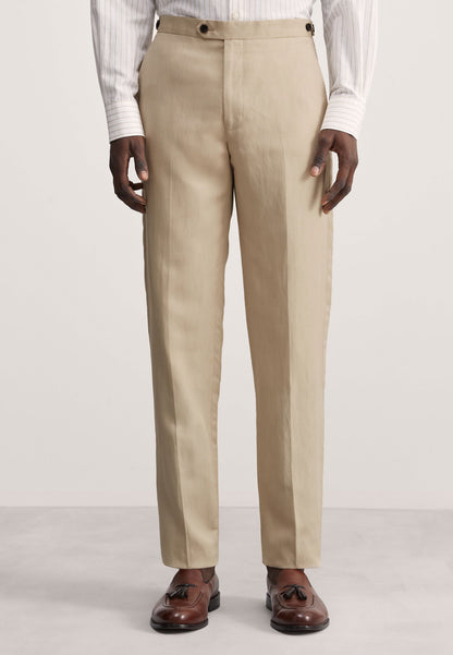 Tailored Fit Keten Ipek Pantolon