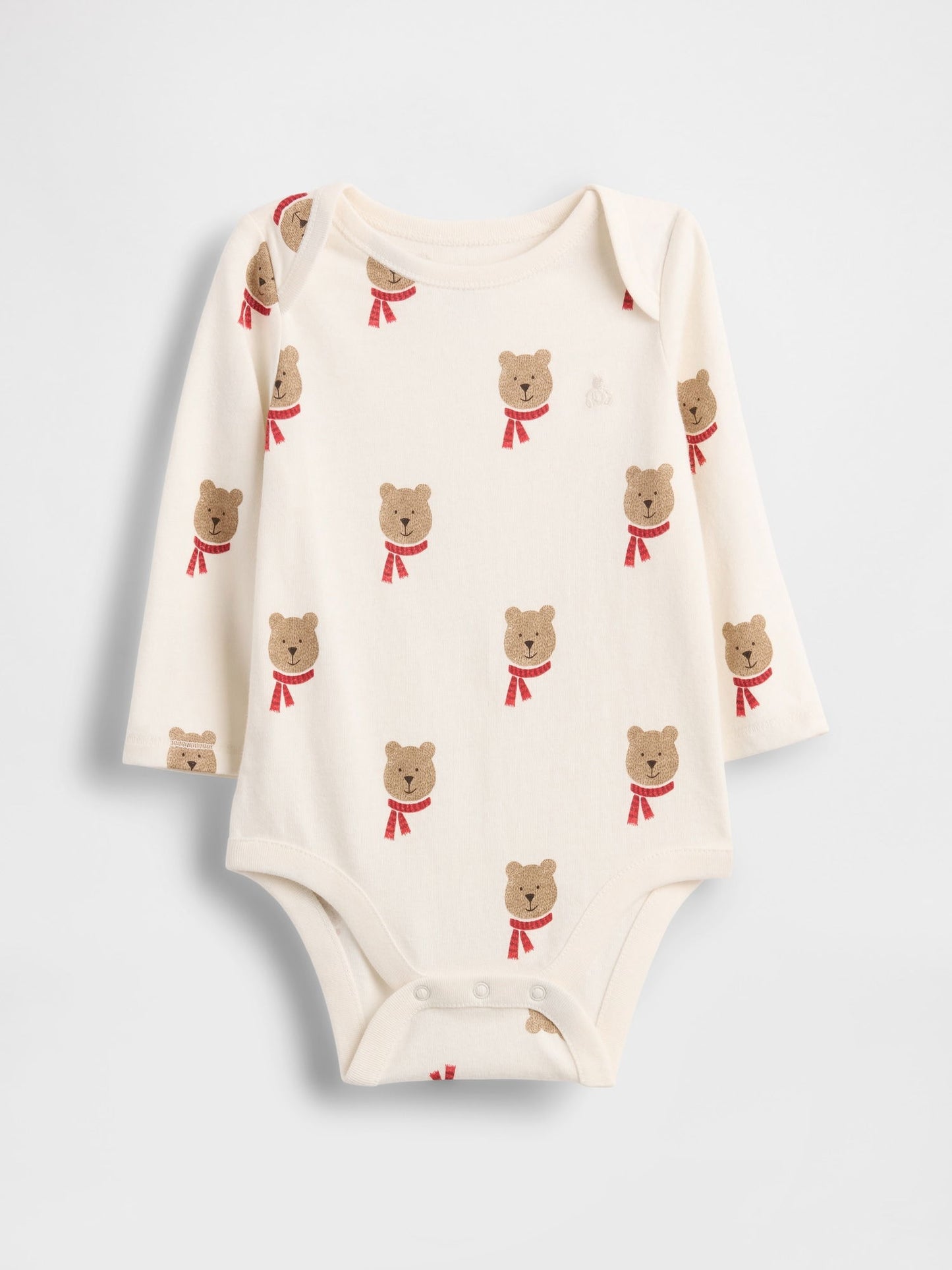 Kırık Beyaz First Favorites Organik Pamuk Bodysuit