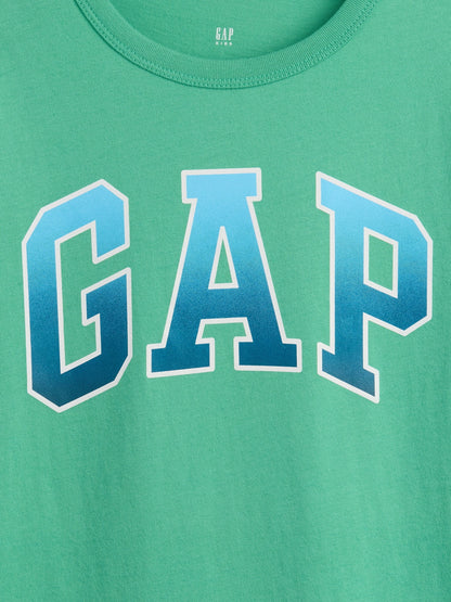 Açık Yeşil Gap Logo T-shirt