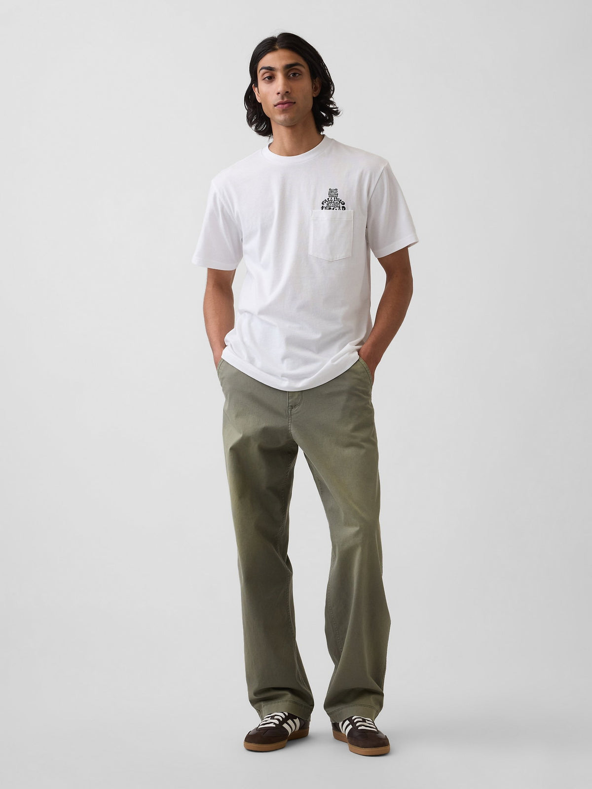Sarı Everyday Soft Relaxed Brannan Bear Cepli T-shirt