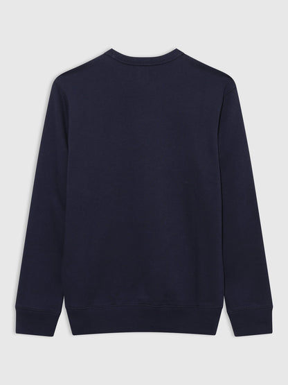 Lacivert Gap Logo Bisiklet Yaka Sweatshirt