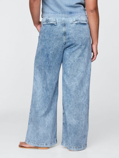 Mavi 365 High Rise Ultrasoft Pileli Denim Pantolon