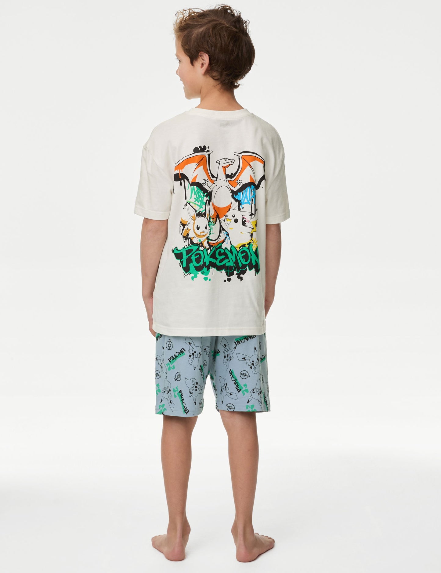 Saf Pamuklu Pokémon:trade_mark: Pijama Takımı (6-16 Yaş)