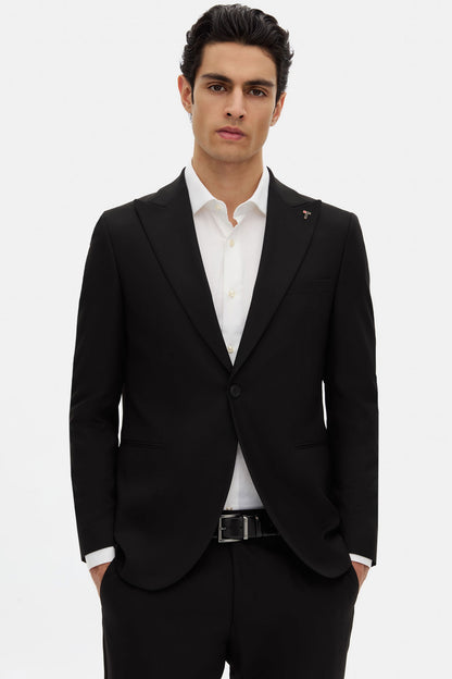 Tween Slim Fit Siyah Takim Elbise